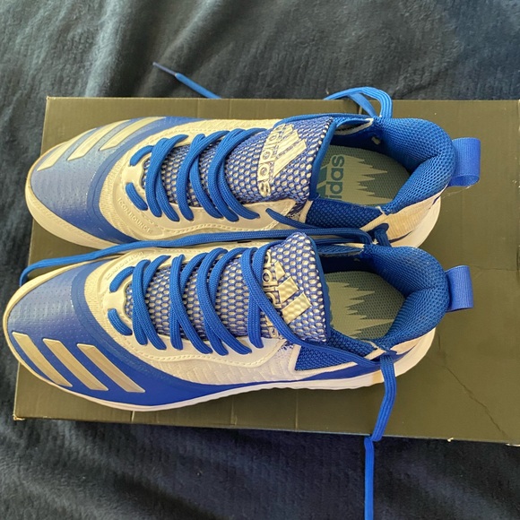 Adidas Icon V Bounce iced out baseball cleats. Never worn. No box - Picture 3 of 6